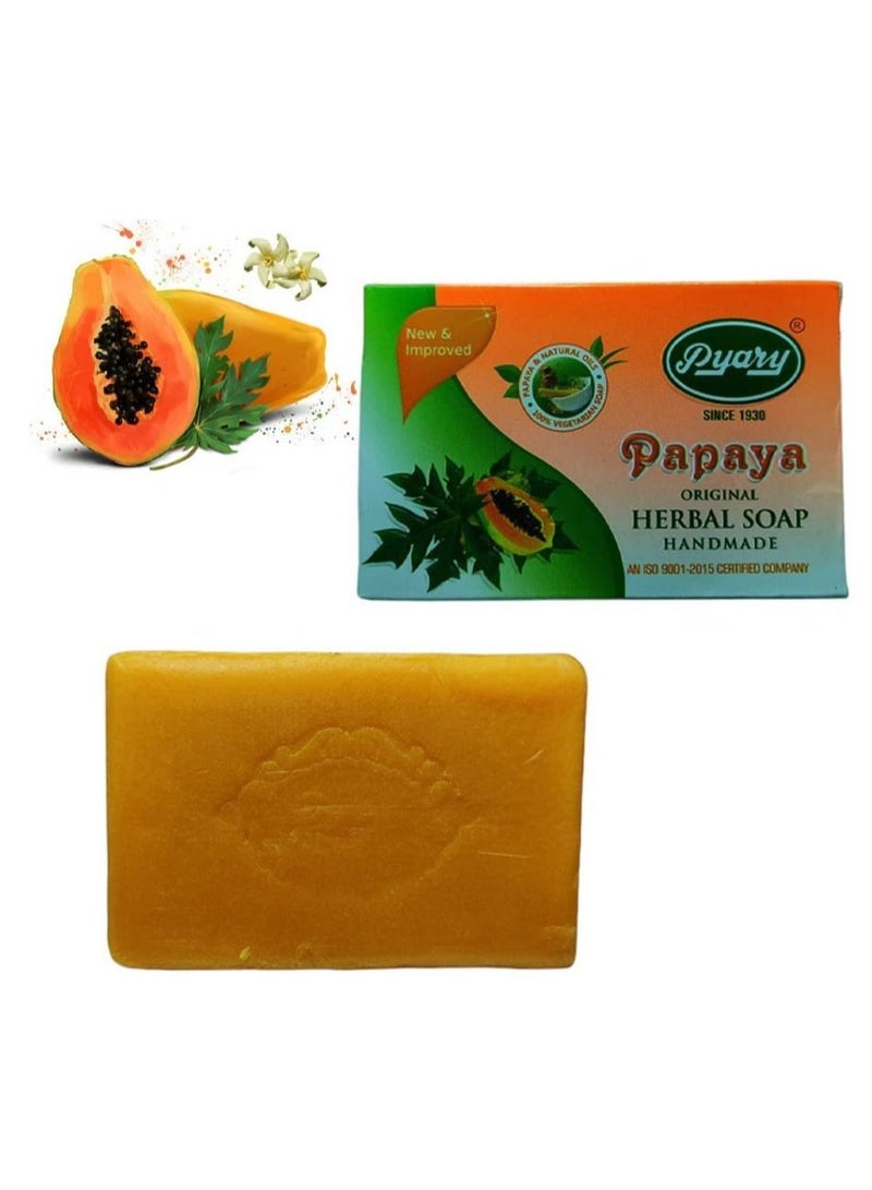 Pyary Papaya Herbal Soap 75gm - Premium Skin Care