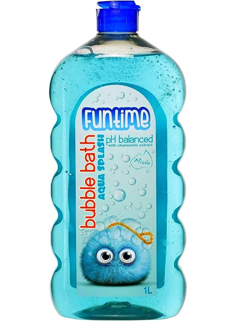 Funtime Bubble Bath Aqua Splash For Baby Blue