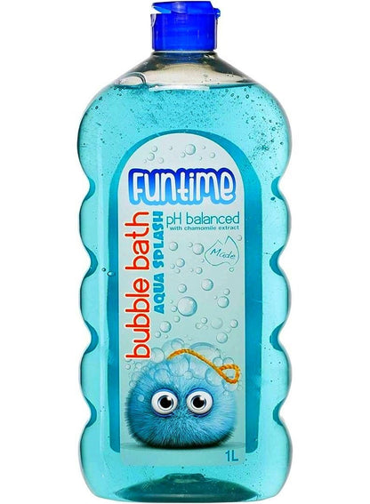 Funtime Bubble Bath Aqua Splash For Baby Blue
