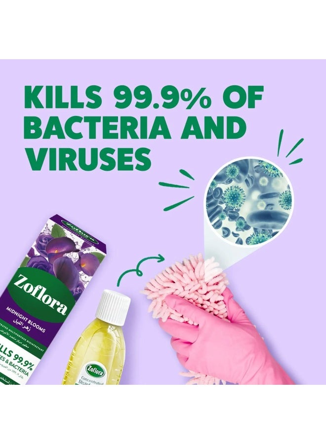 Zoflora Multipurpose Disinfectant Midnight Blooms 250 ML