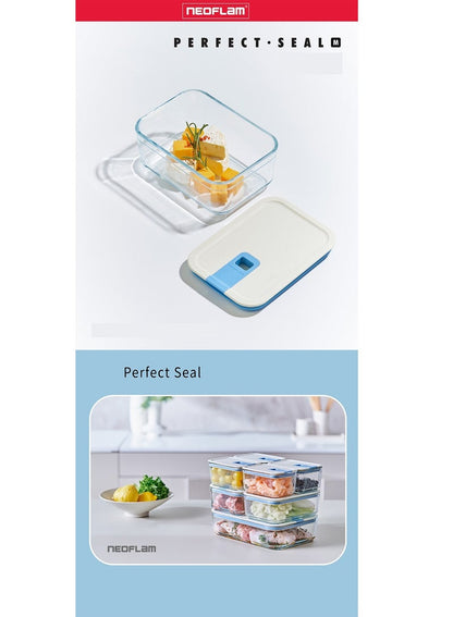 Neoflam Perfect Seal Glass Storage Container 1600ml