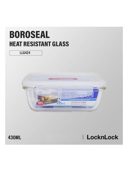 LOCK & LOCK Boroseal Glass Container 430 ML