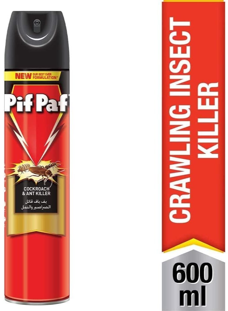 Pif Paf Cockroach & Ant Killer Spray 600 ML