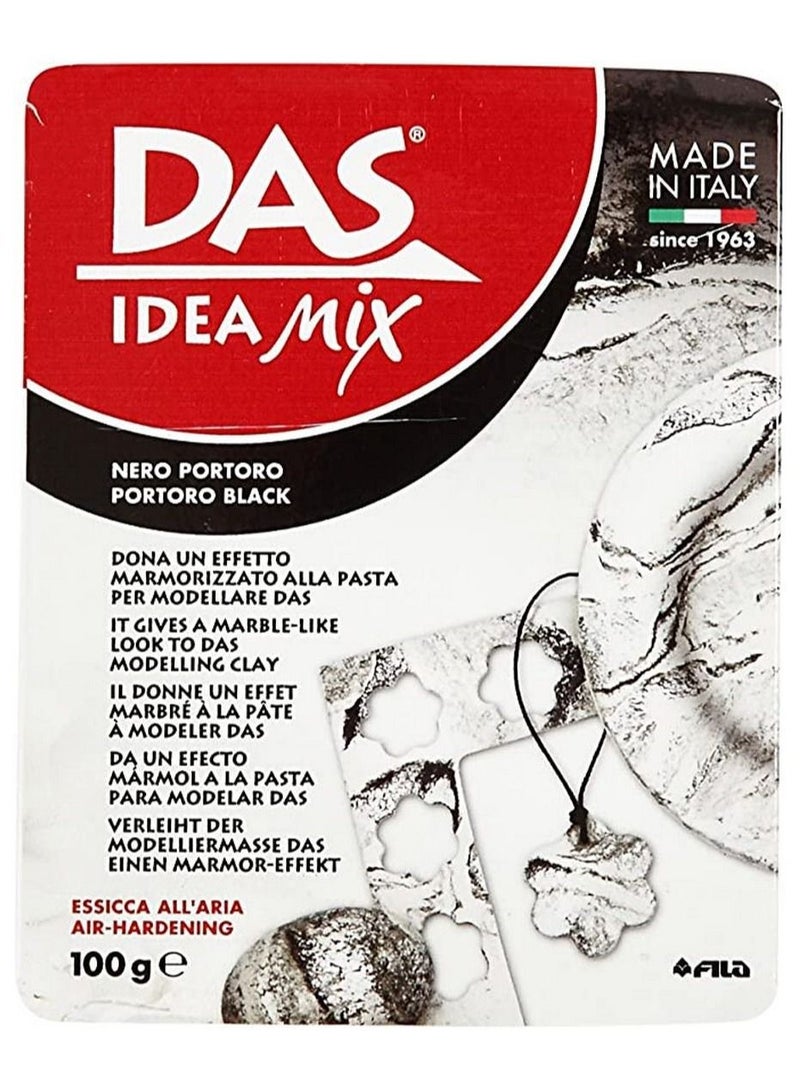 DAS Ideas Mix Modelling Clay 100g Black