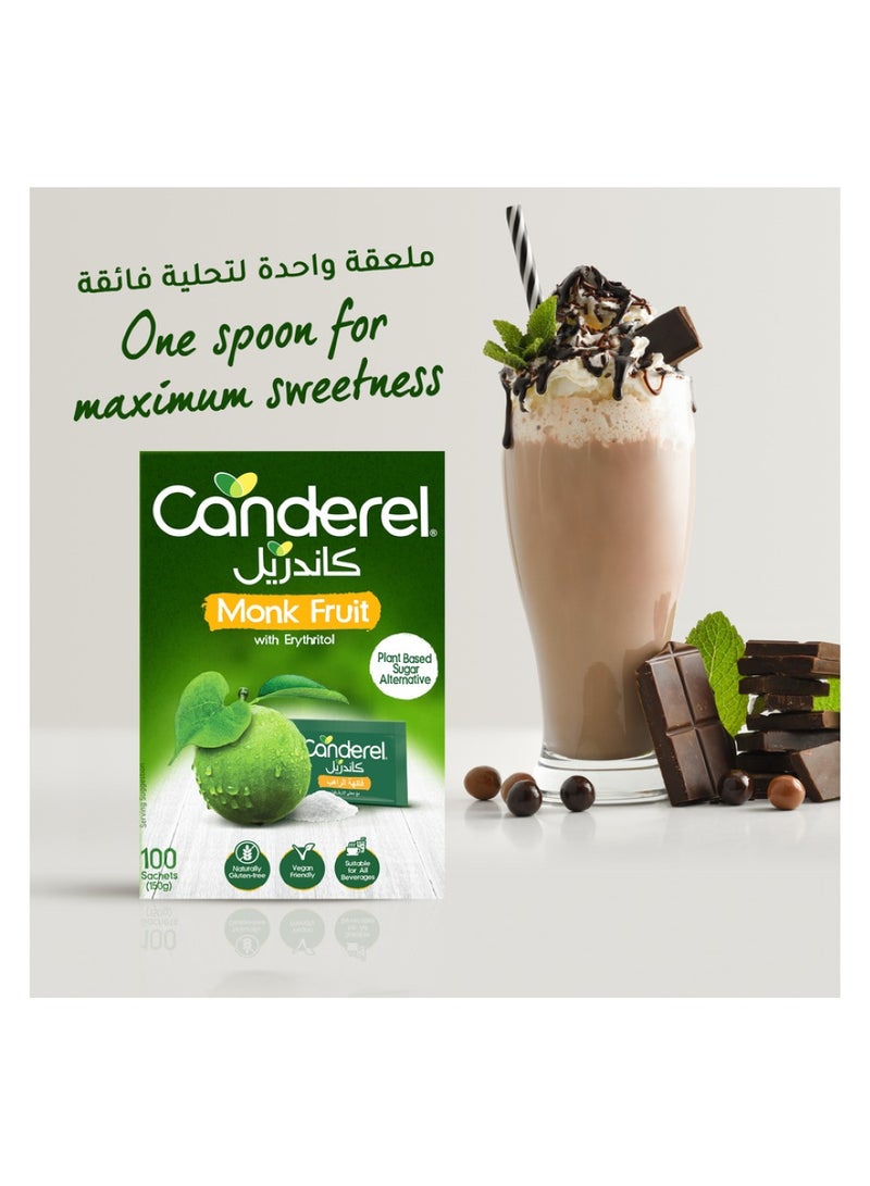 Canderel Monk Fruit With Erythritol 100 Sachets