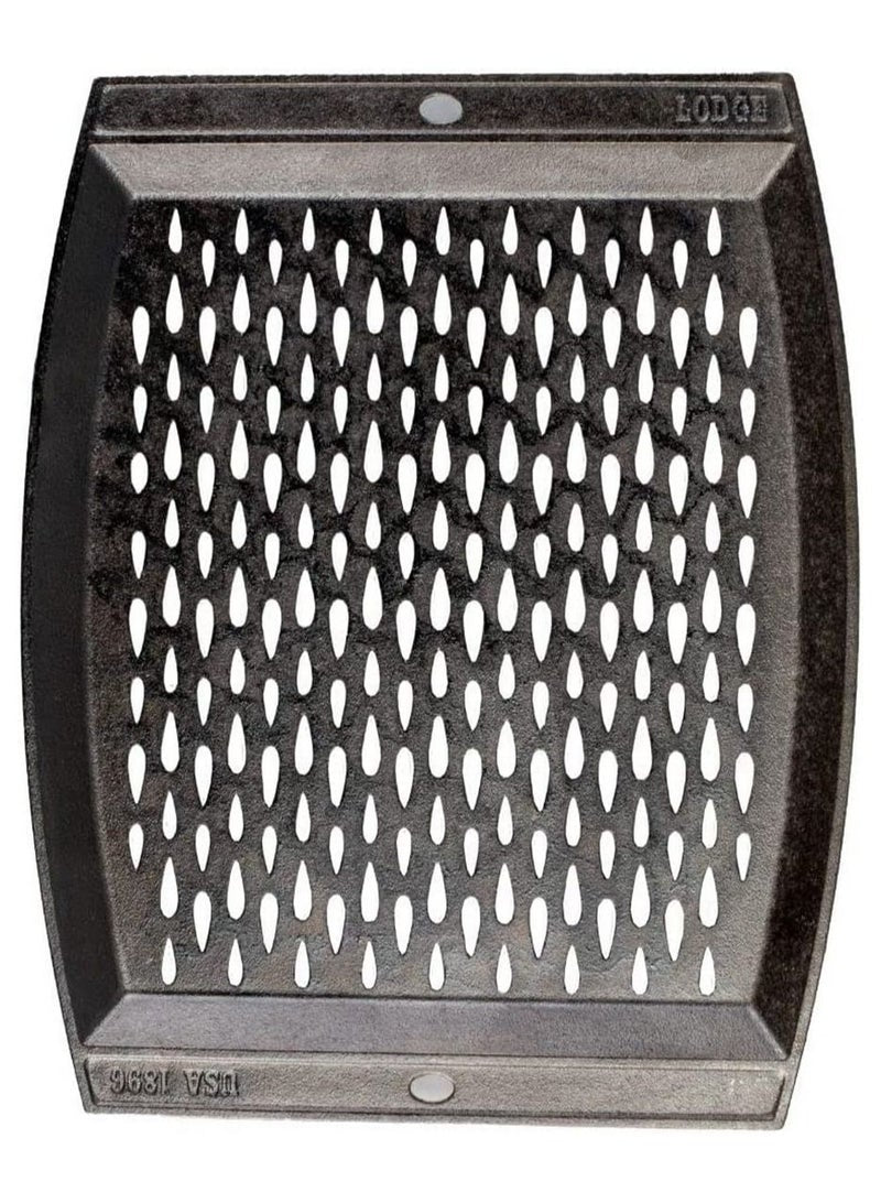 Lodge Cast Iron Grill Topper 15x12 Inch