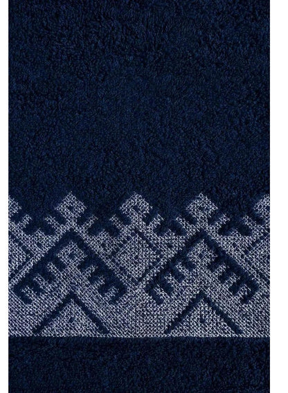 Ideas Crimson Combed Towel Set Blue - 3pcs