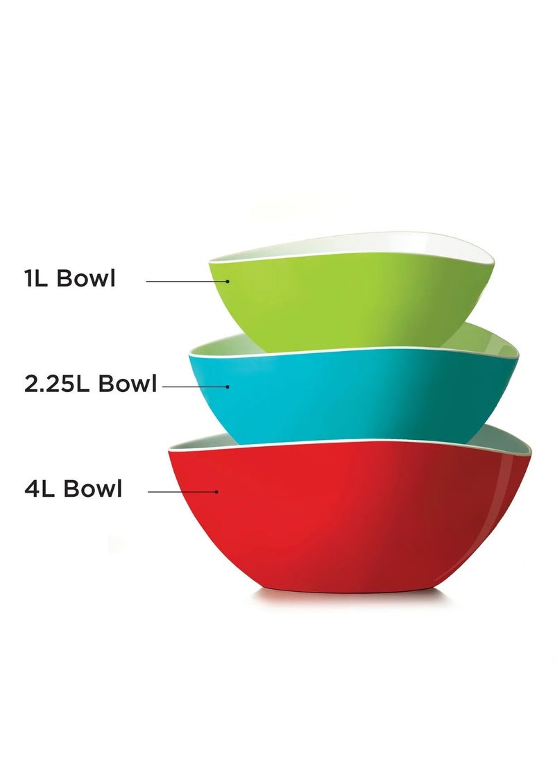 Cosmoplast LOCK2GO Teardrop Bowl Set - Premium Storage