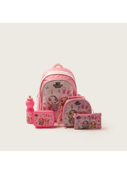 5-Piece Backpack Set for Girls - Na! Na! Na! Surprise