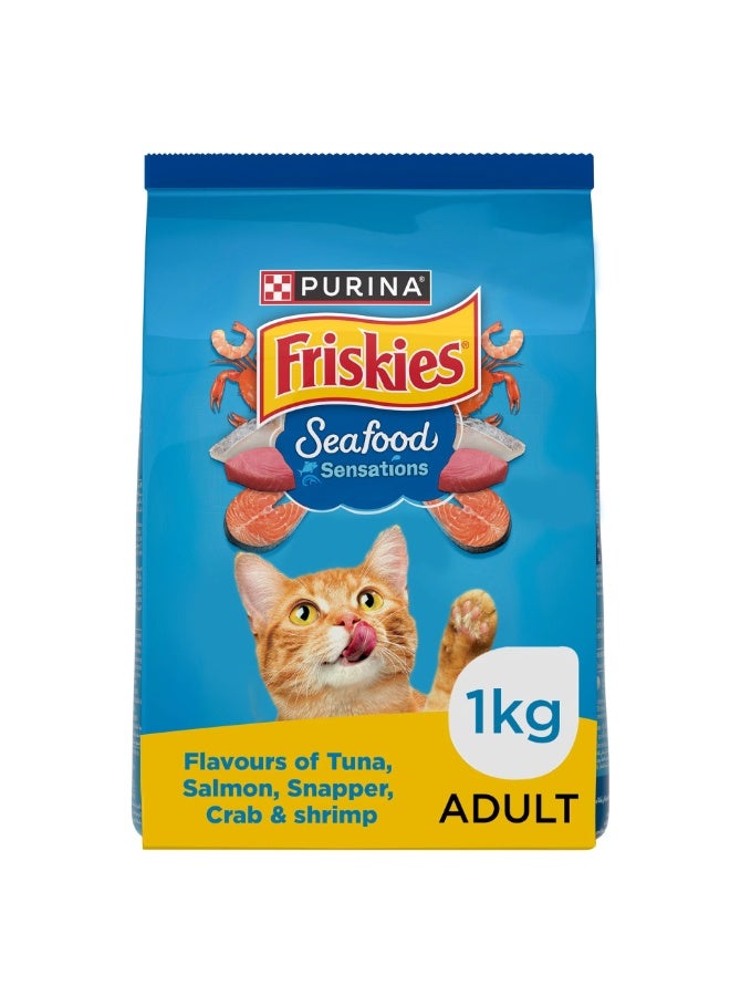 Purina Friskies Seafood Sensation Cat Food 1 Kg