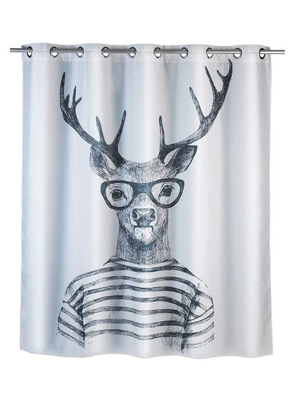 Wenko Shower Curtain Mr.Deer Flex 180 x 200cm
