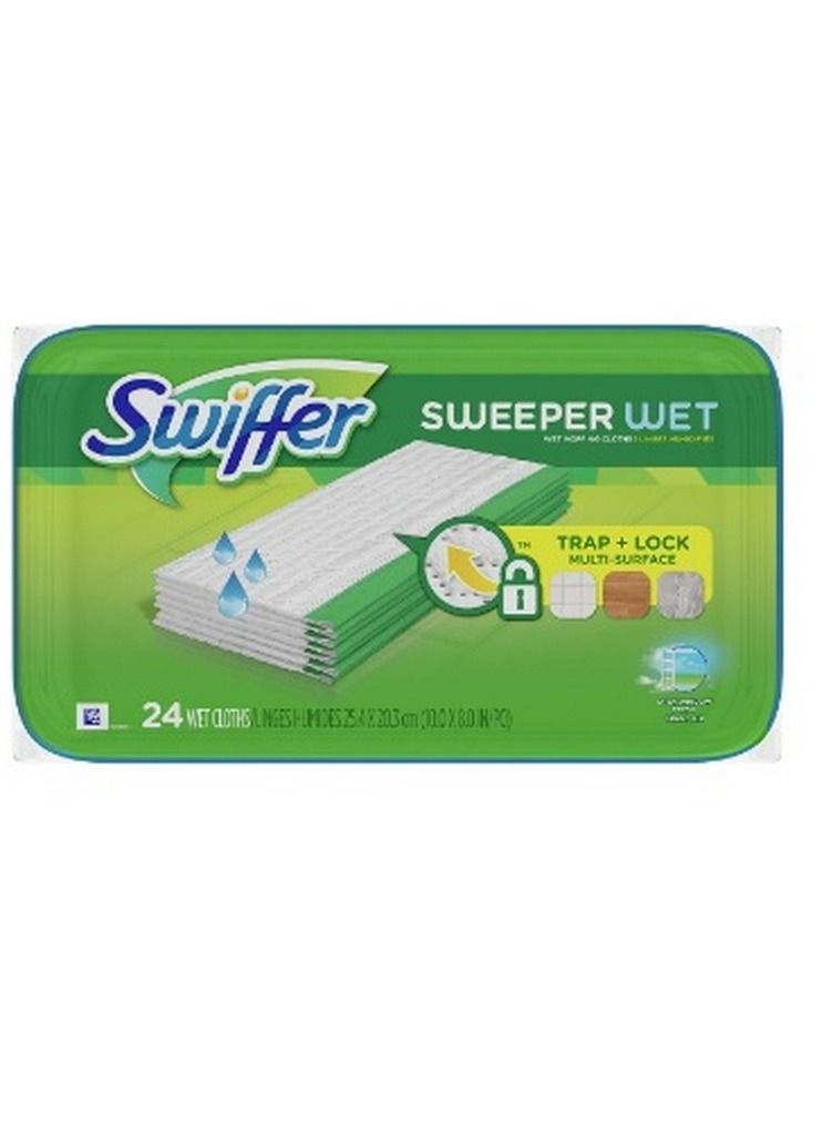 Swiffer 24-Piece Sweeper Wet Mopping Cloths