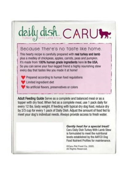 CARU Daily Dish Turkey With Lamb Stew for Dogs