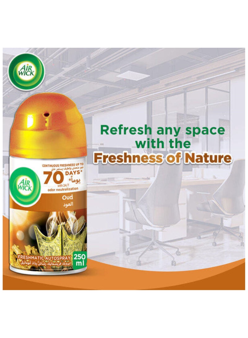 Air Wick Freshmatic Autospray Oud Fragrance 250 ML