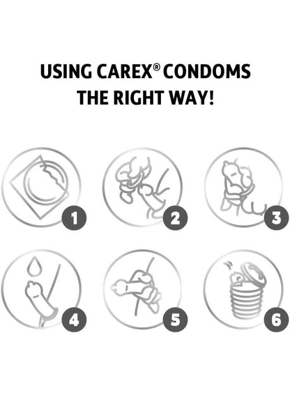 act dispose, carex, cold cream, cool dry, dotted condoms, dry place, erect organ, leave space, may affect, may weaken, place away, secure fit, stis key, stis strong, tip ensures