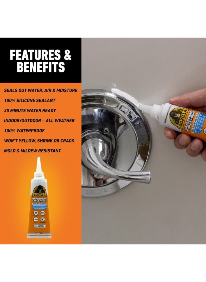Gorilla Silicone Sealant White 83 ML