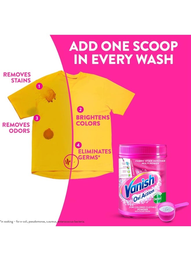 Vanish Oxi Action Fabric Stain Remover Powder 500G