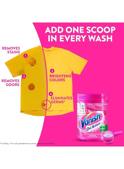 Vanish Oxi Action Fabric Stain Remover Powder 500G