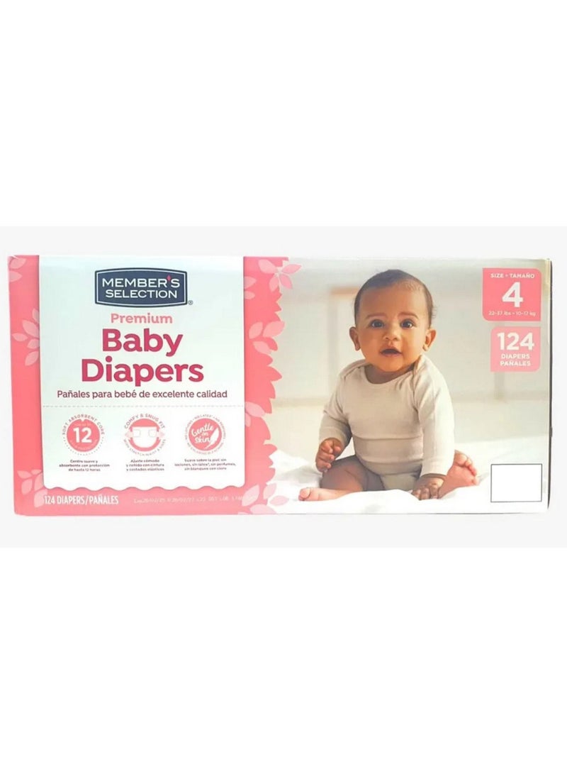 Premium Baby Diapers Size 4 - MEMBER'S SELECTION
