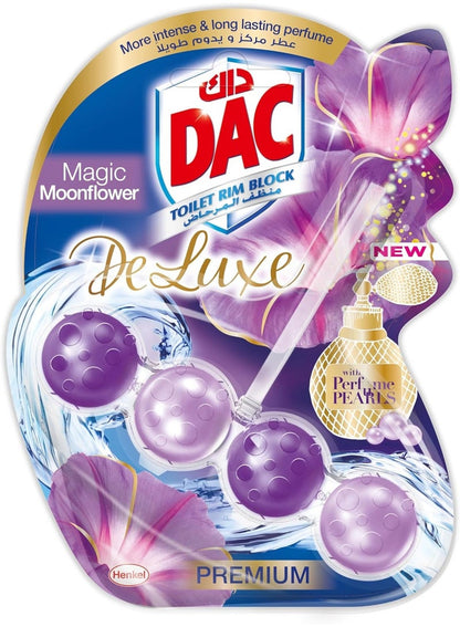 Dac Toilet Rim Block Deluxe Magic Moon Flower 50G