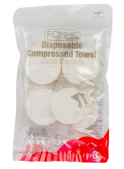 compressed towel, cool dry, disposable compressed, disposable compressed towel, dry place, every time, fomme, multi purpose, non woven, place one, soft non, soft skin, time soft, towels key, trips gyms