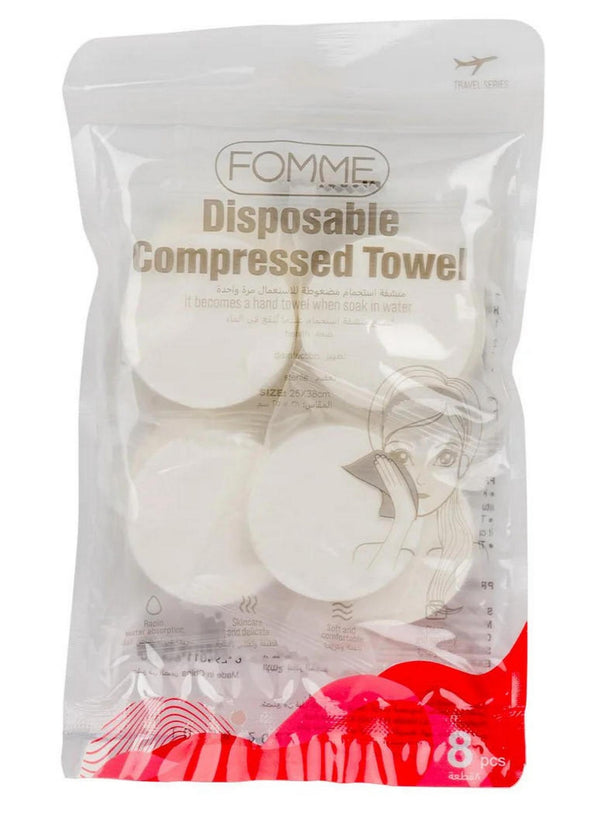 compressed towel, cool dry, disposable compressed, disposable compressed towel, dry place, every time, fomme, multi purpose, non woven, place one, soft non, soft skin, time soft, towels key, trips gyms