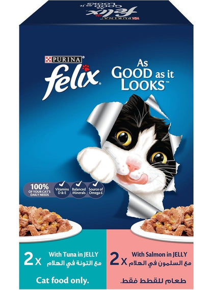 Purina Felix As Good As It Looks Cat Food Salmon