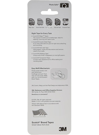 136d 1 2in, dispenser 136d, dispenser 136d 1 2in, dispenser narrow, double sided, double sided tape, multipurpose bond, narrow width, narrow width holding, per dispenser, per dispenser narrow, photos strong, scotch, sided tape, width holding