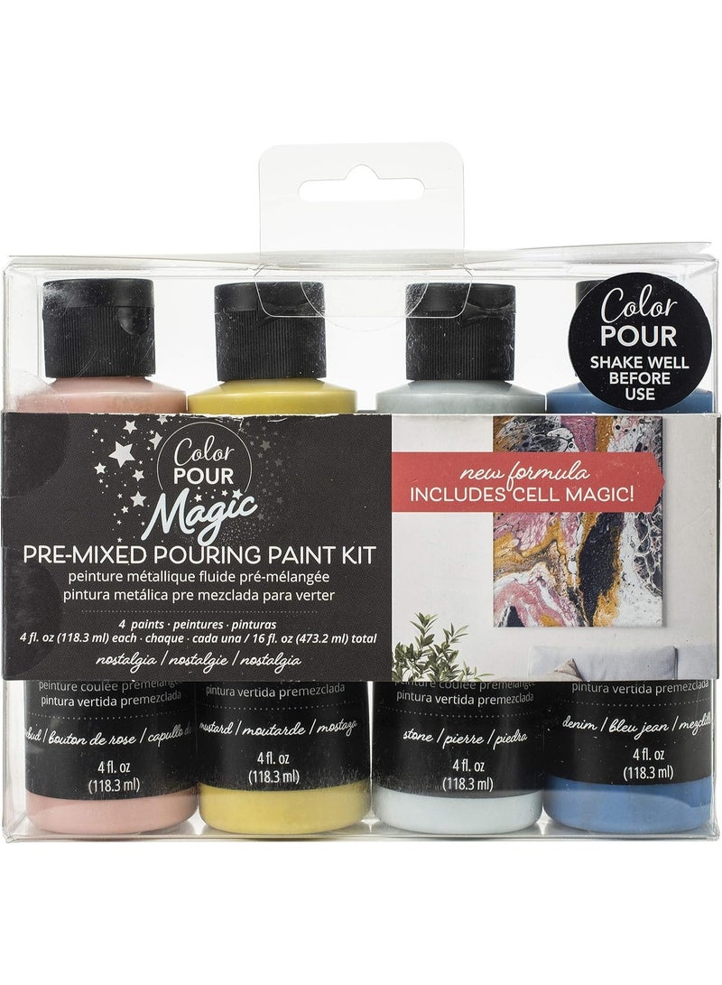 Color POUR Pre Mixed Pouring Paint Kit - Color POUR