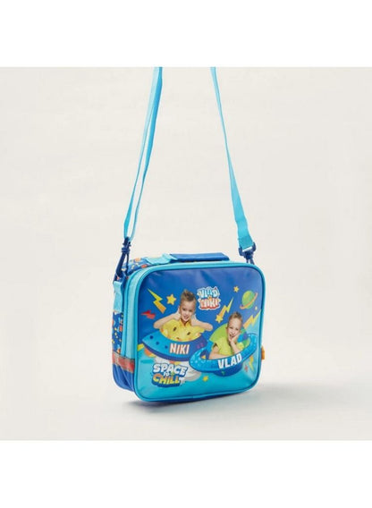VLAD & NIKI Printed Lunch Bag with Strap