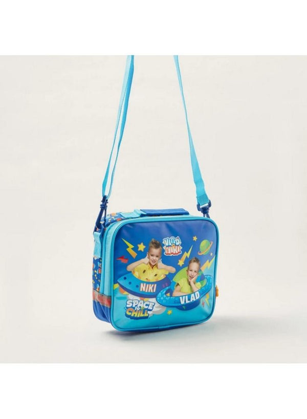 VLAD & NIKI Printed Lunch Bag with Strap