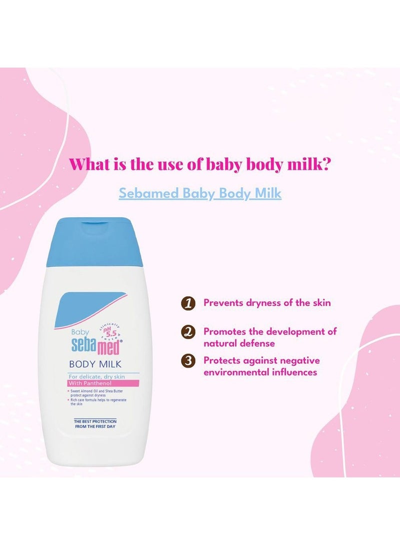 Sebamed Baby Body Milk With Panthenol 200 ML
