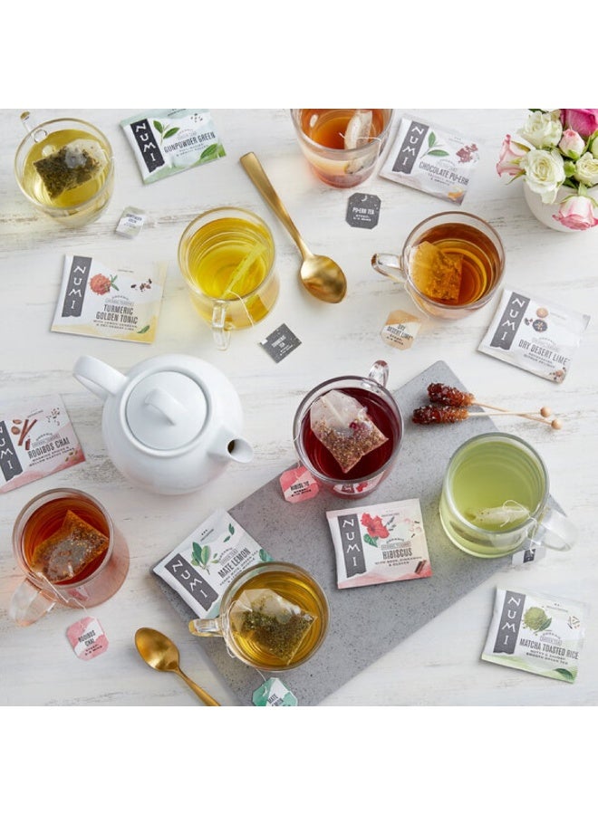 Numi Organic Tea Hibiscus Herbal Tea Bags