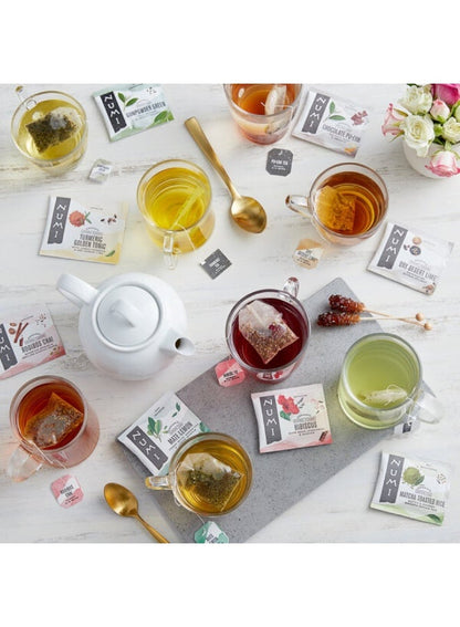 Numi Organic Tea Hibiscus Herbal Tea Bags
