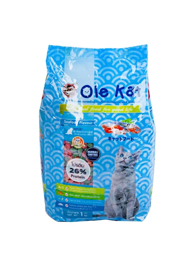 Ole Kat Cat Food Seafood Flavour 1 Kg