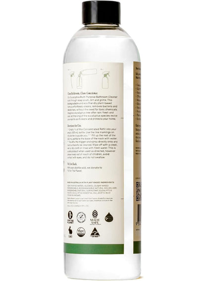 australian eucalyptus, bathroom cleaner, bathroom cleaner refill, cleaner refill, essential oil, eucalyptus essential, eucalyptus essential oil, koala eco, multi purpose, multi purpose bathroom, natural multi, natural multi purpose, pure australian, purpo