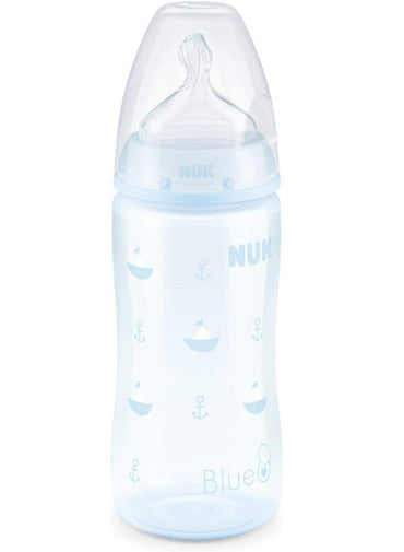 NUK First Choice+ Baby Bottle Blue Sail Boat 300 ML