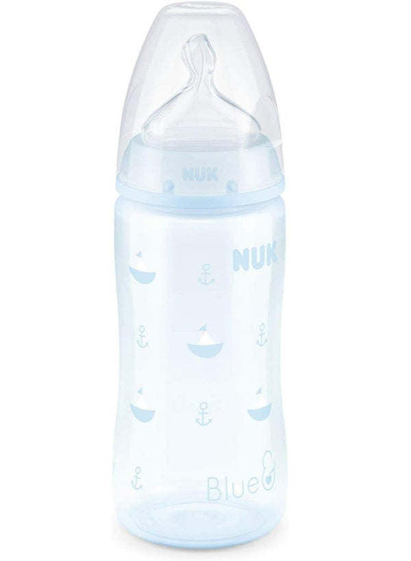 NUK First Choice+ Baby Bottle Blue Sail Boat 300 ML