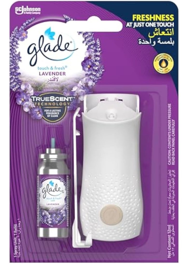 Glade Touch & Fresh Holder with Lavender Air Freshener