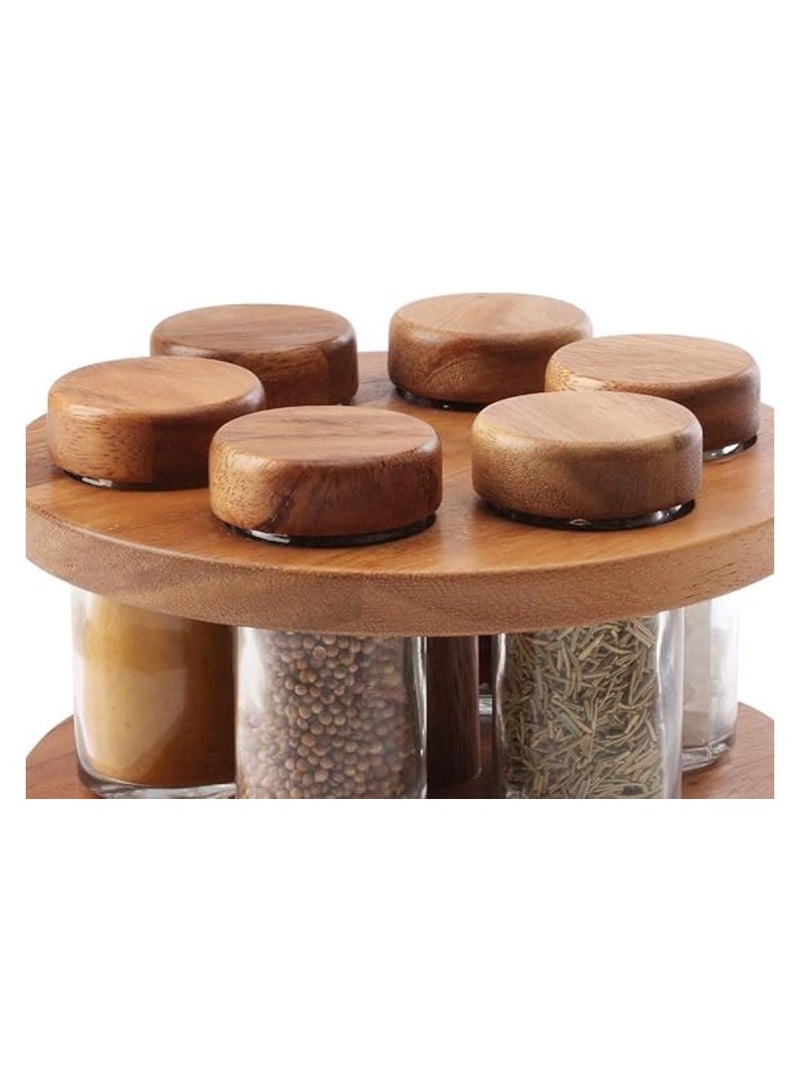 BILLI Spice Rack With 6 Bottles - Premium Organizer