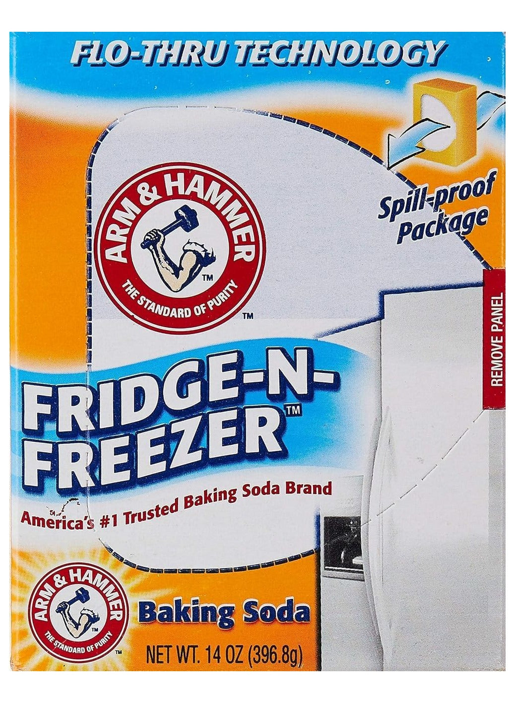 air flow, arm & hammer, back panels, baking soda, baking soda 14oz, box without, freezer baking, freezer baking soda, fridge freezer, fridge freezer baking, let air, linger like, odors tend, panels let, soda 14oz