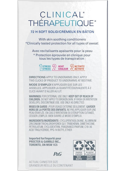 Secret Clinical Strength Antiperspirant 45G