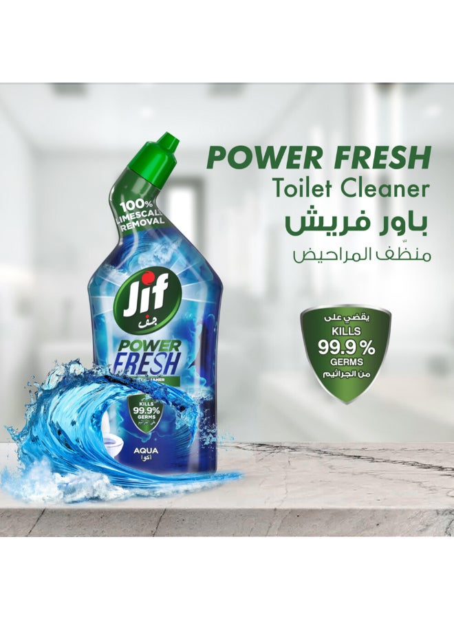 Jif Power Fresh Toilet Cleaner Aqua 750ml