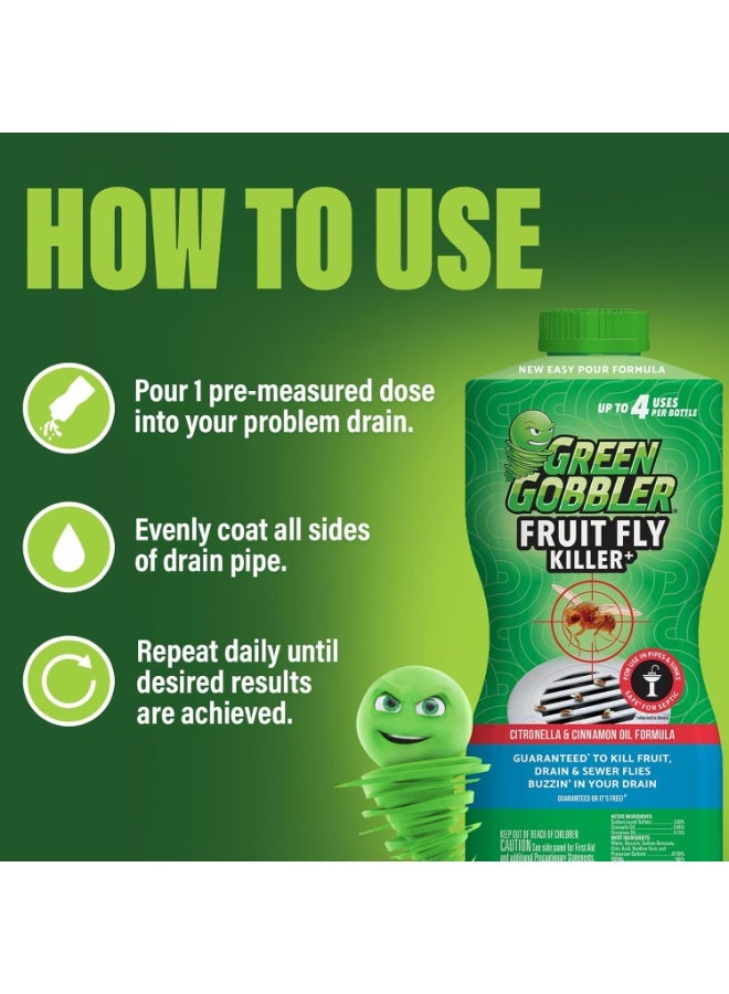 Green Gobbler Fruit Fly Killer Gel - 946 ML