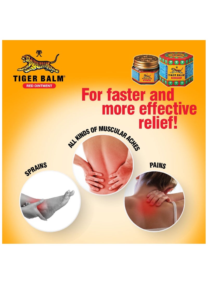 Tiger Balm Red Ointment for Muscle Relief