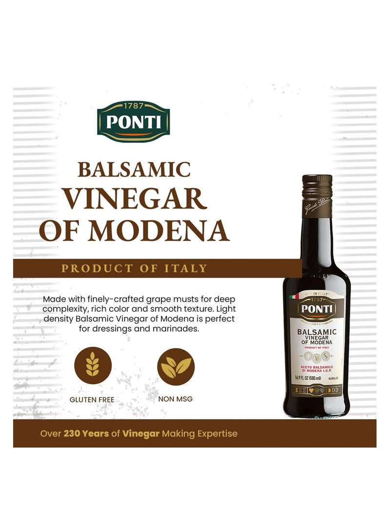 Ponti Balsamic Vinegar 500 ML - Premium Italian Flavor