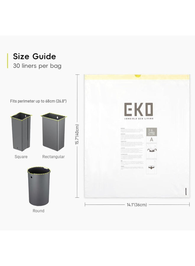 3-6 litre, 3-6 litre capacity, bin fit, bin liners, bins 3-6, bins 3-6 litre, eko, eko 3-6, eko bin, eko eva, kitchen bins, kitchen bins 3-6, litre capacity, neat fit, open top