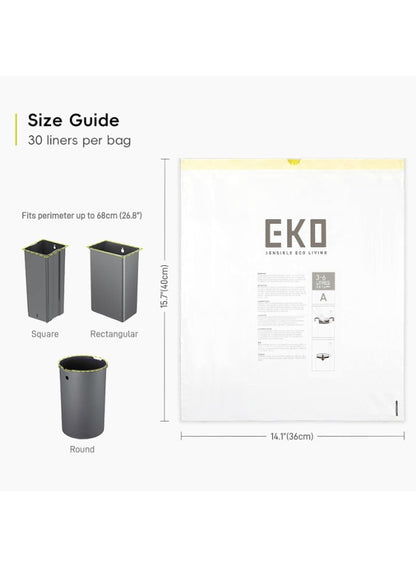 3-6 litre, 3-6 litre capacity, bin fit, bin liners, bins 3-6, bins 3-6 litre, eko, eko 3-6, eko bin, eko eva, kitchen bins, kitchen bins 3-6, litre capacity, neat fit, open top