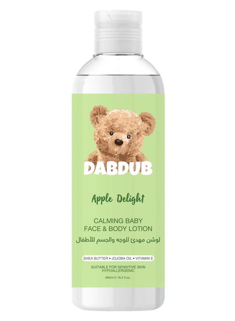 Dabdub Apple Delight Calming Baby Lotion 480 ML