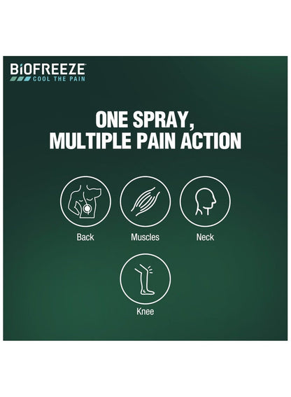 Biofreeze Pain Relief Spray 118 ML - Biofreeze